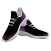 Hyperspace Purple Print White Athletic Shoes-grizzshop