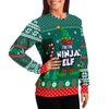 I Am The Ninja Elf Ugly Christmas Sweater-grizzshop