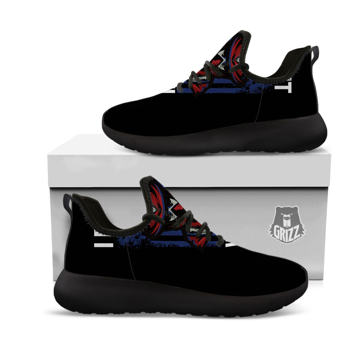 I Fight What You Fear Firefighter Print Black Athletic Shoes-grizzshop