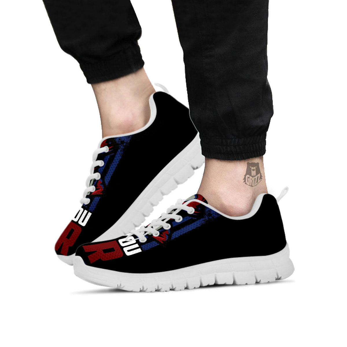 I Fight What You Fear Firefighter Print White Sneaker-grizzshop