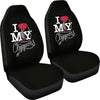 I Love Clippers Universal Fit Car Seat Covers-grizzshop