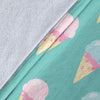 Ice Cream Cone Pastel Pattern Print Blanket-grizzshop