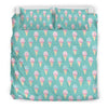 Ice Cream Cone Pastel Pattern Print Duvet Cover Bedding Set-grizzshop