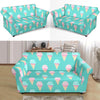 Ice Cream Cone Pastel Pattern Print Loveseat Cover-grizzshop