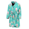 Ice Cream Cone Pastel Pattern Print Men Long Robe-grizzshop