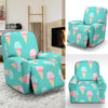 Ice Cream Cone Pastel Pattern Print Recliner Cover-grizzshop