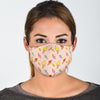 Ice Cream Cone Pattern Print Face Mask-grizzshop