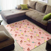 Ice Cream Cone Pattern Print Floor Mat-grizzshop