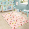 Ice Cream Cone Pattern Print Floor Mat-grizzshop