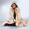 Ice Cream Cone Pattern Print Hooded Blanket-grizzshop