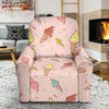 Ice Cream Cone Pattern Print Recliner Cover-grizzshop