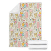 Ice Cream Cone Print Pattern Blanket-grizzshop