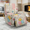 Ice Cream Cone Print Pattern Recliner Cover-grizzshop