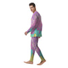 Ice Cream Dripping Pastel Print Men's Pajamas-grizzshop