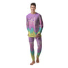 Ice Cream Dripping Pastel Print Men's Pajamas-grizzshop