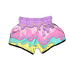 Ice Cream Dripping Pastel Print Muay Thai Boxing Shorts-grizzshop