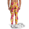 Ice Cream Fruits And Berries Print Pattern Men's Leggings-grizzshop