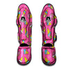 Ice Cream Pink Print Pattern Muay Thai Shin Guards-grizzshop