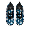 Ice Polar Bear Print Pattern Black Sneaker-grizzshop