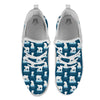 Ice Polar Bear Print Pattern White Athletic Shoes-grizzshop