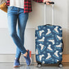 Ice Skate Pattern Print Luggage Cover Protector-grizzshop