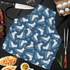 Ice Skate Pattern Print Men's Apron-grizzshop