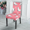 Ice Skate Pink Pattern Print Chair Cover-grizzshop