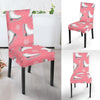 Ice Skate Pink Pattern Print Chair Cover-grizzshop