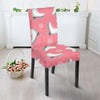 Ice Skate Pink Pattern Print Chair Cover-grizzshop