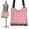 Ice Skate Pink Pattern Print Crossbody bags-grizzshop