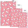 Ice Skate Pink Pattern Print Floor Mat-grizzshop