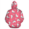 Ice Skate Pink Pattern Print Men Women Pullover Hoodie-grizzshop