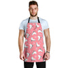 Ice Skate Pink Pattern Print Men's Apron-grizzshop