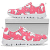 Ice Skate Pink Pattern Print Sneaker Shoes For Men Women-grizzshop