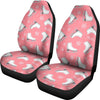 Ice Skate Pink Pattern Print Universal Fit Car Seat Covers-grizzshop