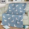 Ice Skate Print Pattern Blanket-grizzshop