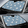 Ice Skate Print Pattern Car Sun Shade-grizzshop