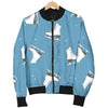 Ice Skate Print Pattern Men's Bomber Jacket-grizzshop