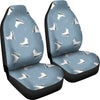 Ice Skate Print Pattern Universal Fit Car Seat Covers-grizzshop