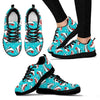 Ice Skate Snowflake Print Pattern Sneaker Shoes For Men Women-grizzshop