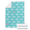 Ichthys Christian Pattern Print Blanket-grizzshop