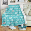 Ichthys Christian Pattern Print Blanket-grizzshop