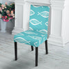 Ichthys Christian Pattern Print Chair Cover-grizzshop