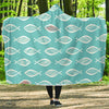 Load image into Gallery viewer, Ichthys Christian Pattern Print Hooded Blanket-grizzshop