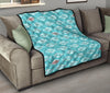 Ichthys Christian Pattern Print Quilt-grizzshop