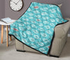 Ichthys Christian Pattern Print Quilt-grizzshop