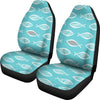 Ichthys Christian Pattern Print Universal Fit Car Seat Covers-grizzshop