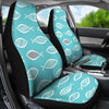 Ichthys Christian Pattern Print Universal Fit Car Seat Covers-grizzshop