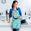 Ichthys Christian Pattern Print Women's Apron-grizzshop