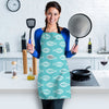 Ichthys Christian Pattern Print Women's Apron-grizzshop